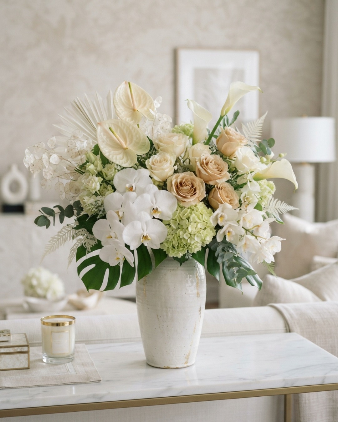 Less color. More elegance. 🤍🌿

White, ivory, champagne, and soft green come together to create a composition that speaks of luxury, sophistication, and timeless beauty.

A new way to embrace the tropical style: cleaner, more refined, and absolutely elegant. ✨

Because flowers don’t need many colors to make a lasting impression.

Elegance in every detail. 🤍

#LuxuryFlowers #LuxuryFlorist #EustisFlorist #FloridaFlorist #EustisFlowers #TropicalLuxury #LuxuryFloralDesign #ModernFlorals #ModernFlowerArrangement #WhiteFlowers #NeutralFlowers #IvoryFlowers #FloralDesign #FlowerArrangement #OrchidArrangement #TropicalFlowers #ElegantFlowers #EustisLuxury #FloridaLuxury #EventFlorals #WeddingFlowers #LuxuryWedding #FloristLife #FlowersOfInstagram #FloralArt