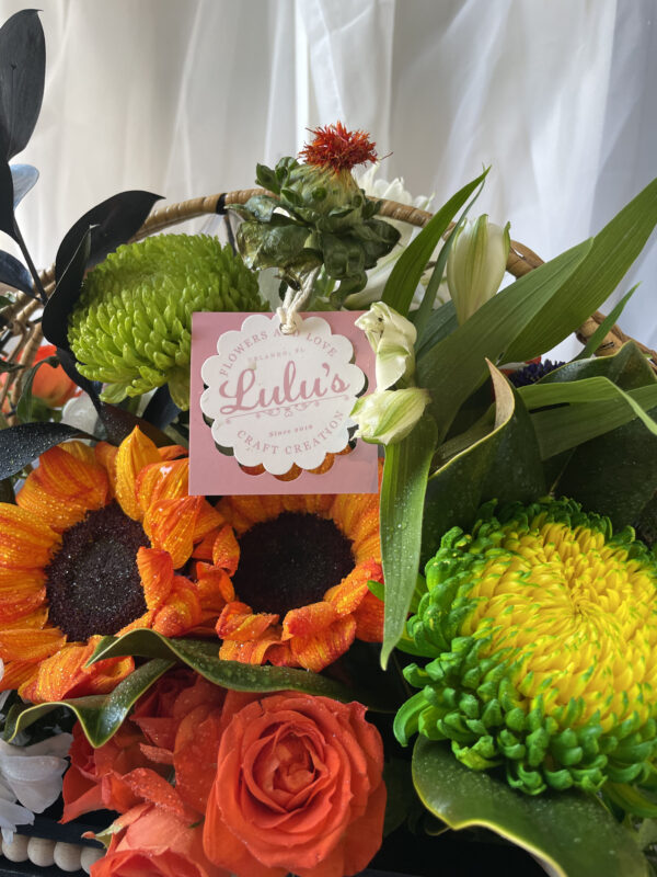 Flowers Moon Basket Arrangement - Image 5