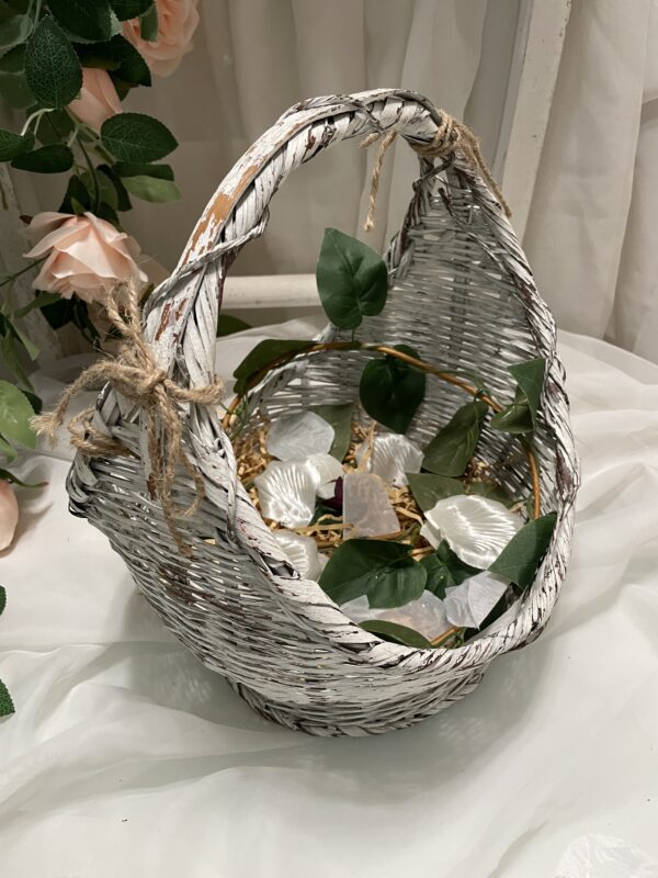 Fresh Flower Floral Arrangement Basket - Image 5