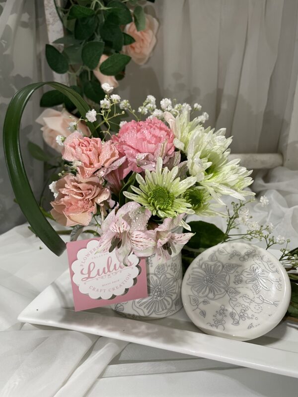 Delightful Mother's Day Flower & Teacup Gift Tray - Image 4