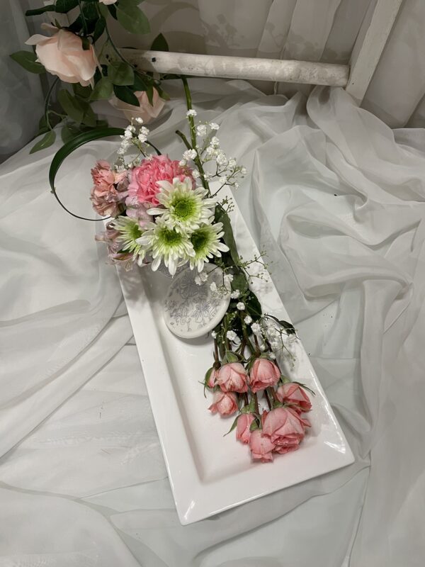 Delightful Mother's Day Flower & Teacup Gift Tray - Image 3