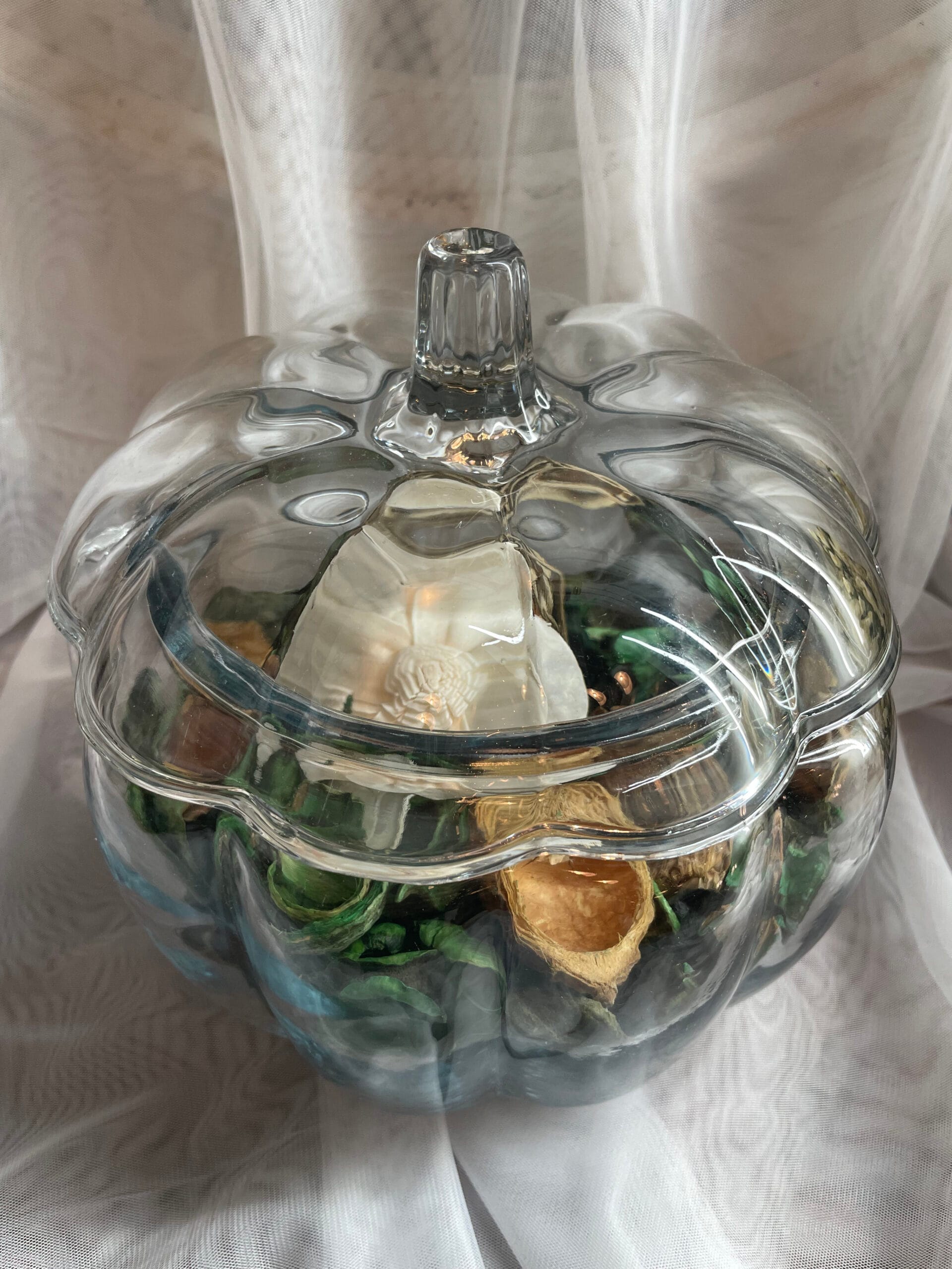 Glass Pumpkin Vase – Elegant Fall Decor for Floral Arrangements - Image 5