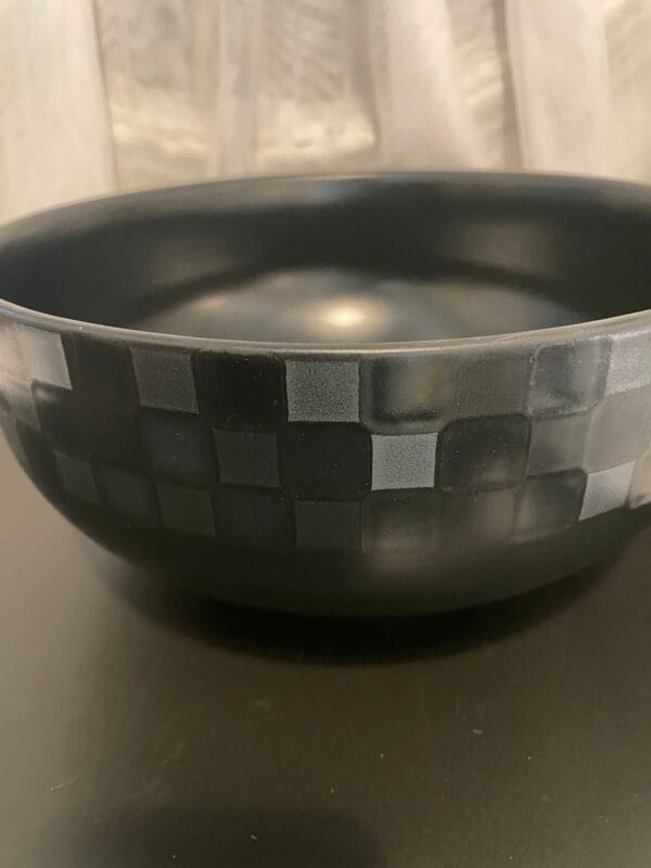 Black Ceramic Breakfast Tray Set - Image 3