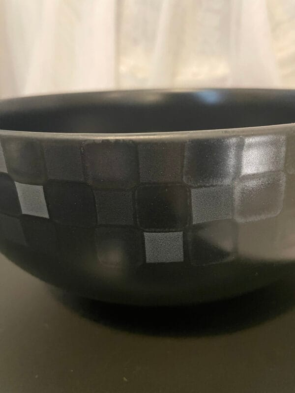 Black Ceramic Breakfast Tray Set - Image 2