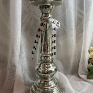 Glass Pedestal Candle Holder – Elegant Base for Statement Candles