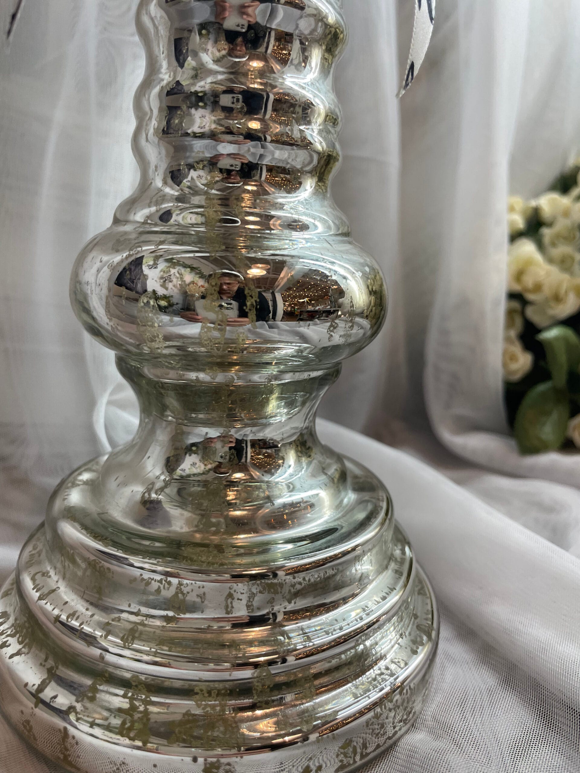 Glass Pedestal Candle Holder – Elegant Base for Statement Candles - Image 3