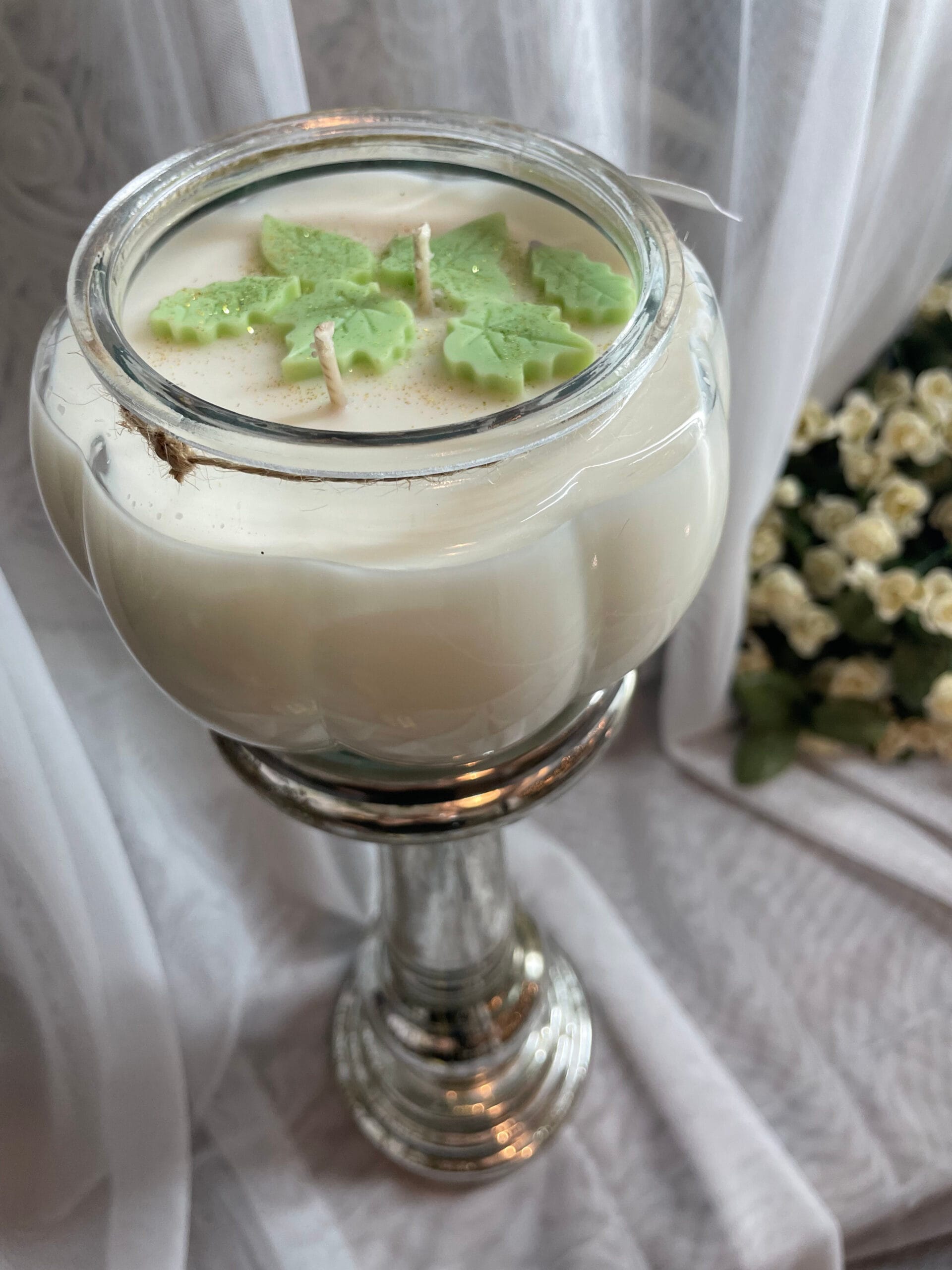 Glass Pedestal Candle Holder – Elegant Base for Statement Candles - Image 7