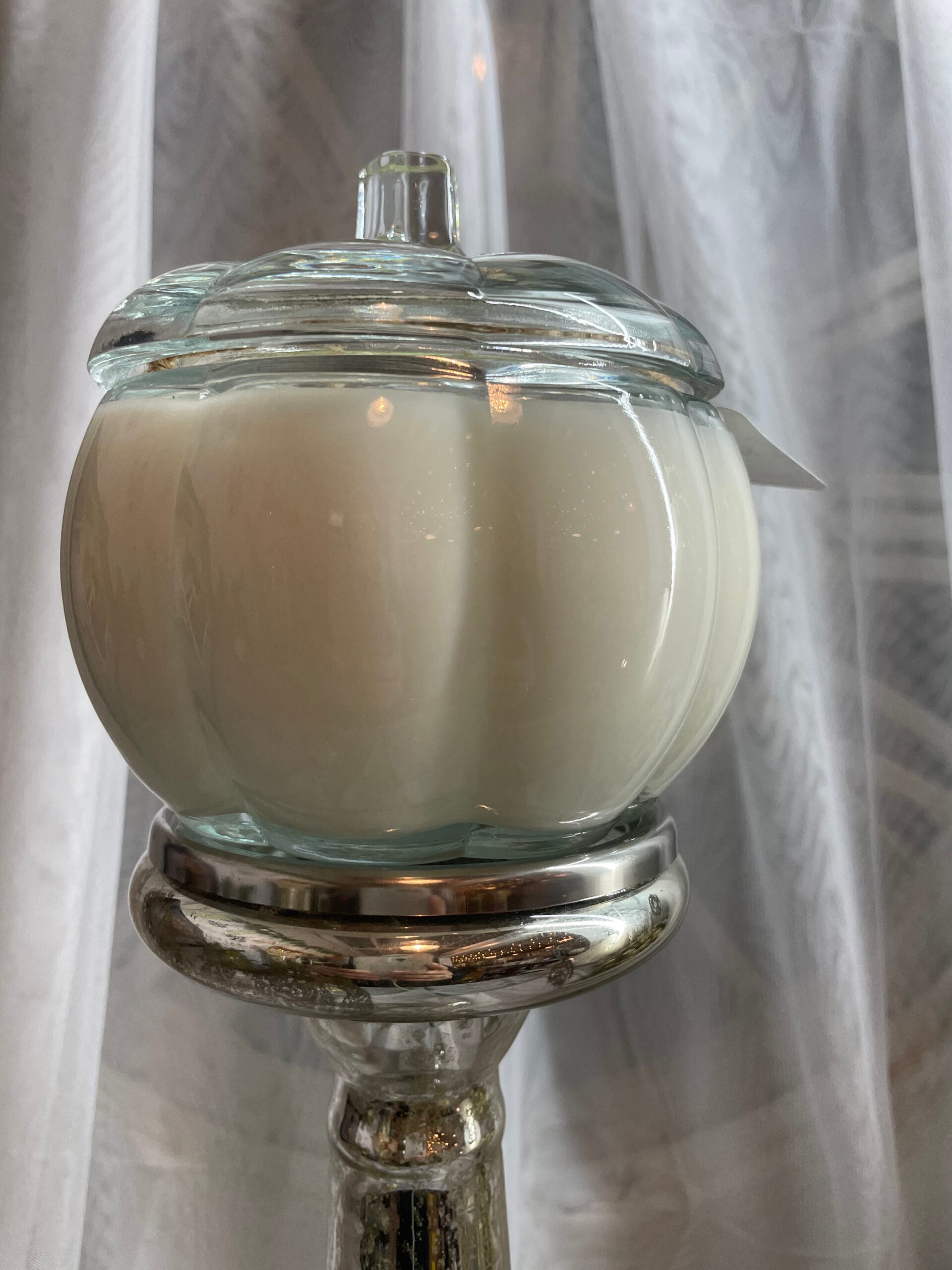 Glass Pedestal Candle Holder – Elegant Base for Statement Candles - Image 8