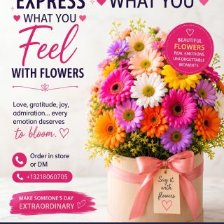 Say it with flowers 🌸
Every bouquet tells a story, every petal carries an emotion. Whether it’s love, gratitude, joy, or support, let our floral arrangements help you express what words sometimes cannot. Brighten someone’s day with the beauty of fresh flowers crafted with care and elegance. 💐✨

#LulusCraftCreation #eustisflowers  #FloralArrangements #FreshFlowers #BouquetLove #FlowersSpeak #SayItWithFlowers #LuxuryFlowers #FlowerDelivery #RomanticFlowers #GiftIdeas #BloomWithLove #eustisflorist  #ElegantBouquets #WeddingFlowers #BirthdayFlowers #LoveInBloom #FlowerLovers #FloralDesign #SendFlowers #HandmadeBouquets #eustisflorida #BeautifulBlooms #ExpressYourFeelings #PetalsAndLove #LuxuryBouquets#Eustisflorist#ShopLocalFlorida