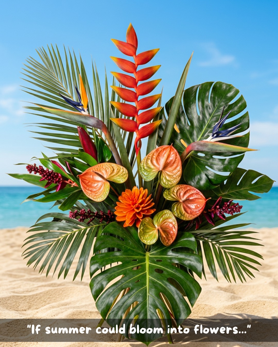 “Not just a bouquet.
A little piece of paradise wrapped in tropical colors 🌺✨”

“Where would you love to receive a bouquet like this?”

#LulusCraftCreation#EustisFlorist#TropicalFlowers #LuxuryBouquet #ExoticFlowers #FloralDesign #TropicalVibes #FlowerArt #OrchidLover #BotanicalBeauty #InstaFlowers #SummerAesthetic