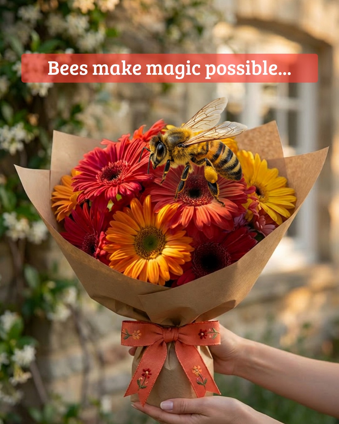 🐝💐 Did you know that over 75% of the world's food crops depend on pollination?

In 2026, World Bee Day reminds us of the importance of protecting these tiny heroes that make biodiversity and the beauty of millions of flowers possible.

🌷 At our flower shop, we celebrate their invaluable contribution.

✨ Giving flowers is also a way to support nature and a more sustainable future.

#WorldBeeDay #FlowersWithPurpose #Biodiversity #FlowerShop #Nature #Sustainability #Bees #Flowers#FloralDesign#EustisFlorida#EustisFL#FlowerMagic