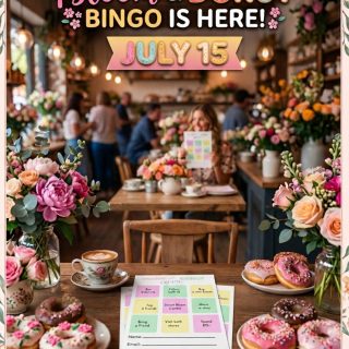 🌸🍩 BLOOM & DONUT BINGO IS HERE! 🍩🌸

Shop, share, and complete your Bingo card for a chance to WIN amazing prizes!

🎯 How to Play

Pick up your Bloom & Donut Bingo Card in-store.
Complete the activities on the card and receive a stamp for each completed square.
Get 3 stamps in one straight line (horizontal, vertical, or diagonal) to earn 1 raffle entry.
Complete more lines to earn more entries and increase your chances of winning!

🎁 Prizes

🏆 1 Grand Prize Winner
🎉 2 Consolation Prize Winners

📅 Drawing Schedule

Bingo cards are valid for 2 weeks only.
Raffle drawing will be held every two weeks.
Be sure to fill out your Name, Email, and Phone Number before submitting your completed card.
Drop your completed card in our raffle box before the drawing date.

✨ Every purchase, visit, and share gets you one step closer to winning!

Good luck, and thank you for supporting Bloom & Donut! 💕🍩

#Lulu’sCraft&Creations #Wiki-liciousNWOrlando #BloomAndDonutBingo #BingoChallenge #SupportLocal #SweetRewards #DonutLovers #WinWithBloom