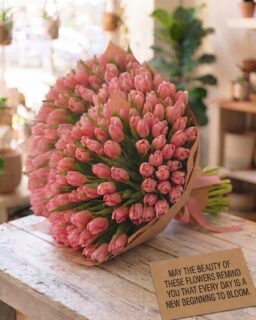 🌸 Main Caption
"May the beauty of these flowers remind you that every day is a new beginning to bloom." 🌷✨

A special touch to brighten any corner and remind us of the magic of new beginnings. Who would you gift this beautiful bouquet to today? 🤍🌿

#Tulips #FlowersDelivery #Florist #LoveForFlowers #GiftFlowers #SpecialDetails #TulipsBouquet #FreshFlowers #NewBeginnings #GiftsThatLove #ArtisanalFlorist #OriginalGifts
